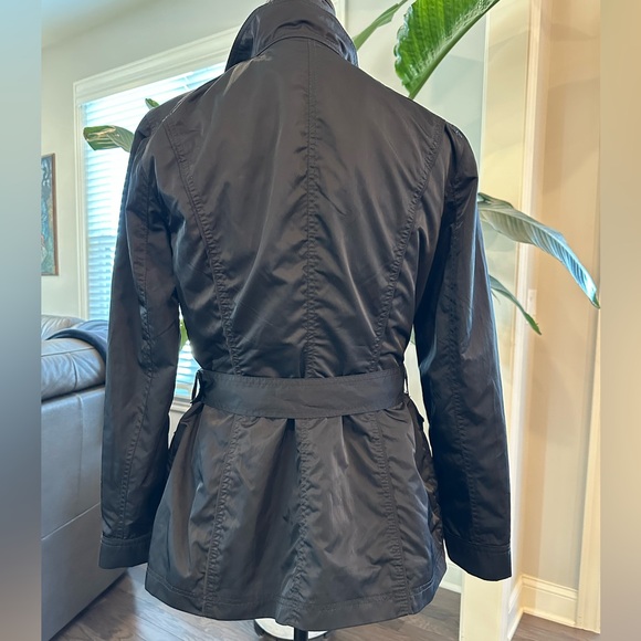 White House Blake Market Jacket Removable Vest Belt Black Women Size Small - Picture 4 of 16